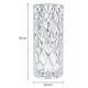 Vaso de Vidro 30x12,5cm Adely Decor